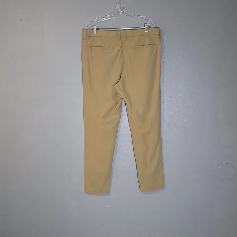 crz yoga mens golf pants Khaki Sz 38